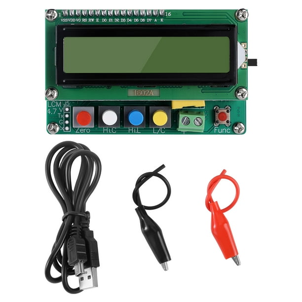 LC100-A Digital LCD High Precision Inductance Capacitance L/C Meter Capacitor Tester 